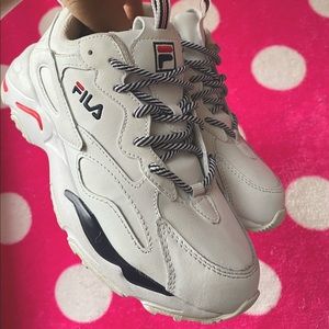 White Fila Sneakers